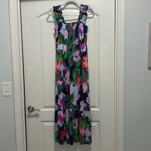 SOMA summer dress,  New With Tags, floral maxi dress with built-in bra.